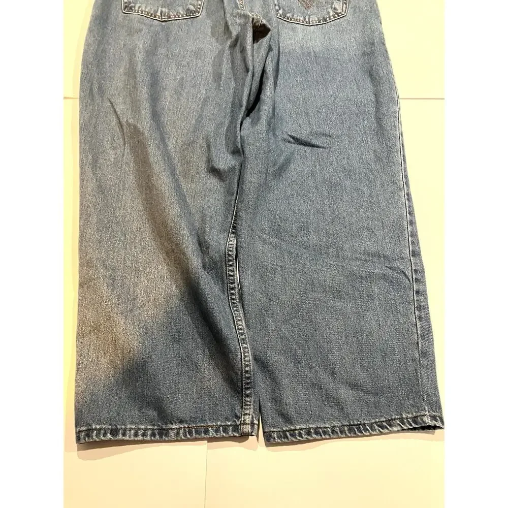 Levi's 560 Mens 44x30 (Fits 42x29) Comfort Fit Medium Wash 100% Cotton Jeans Y2K